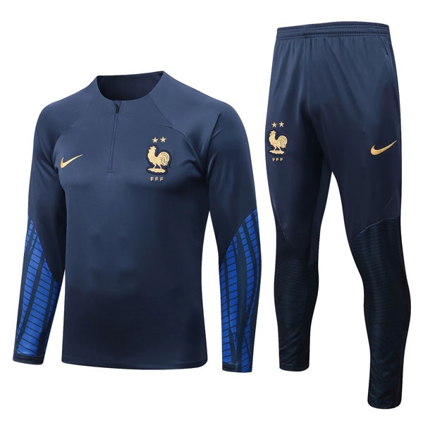 Trainings-Sweatshirt Frankreich 2023 Blau